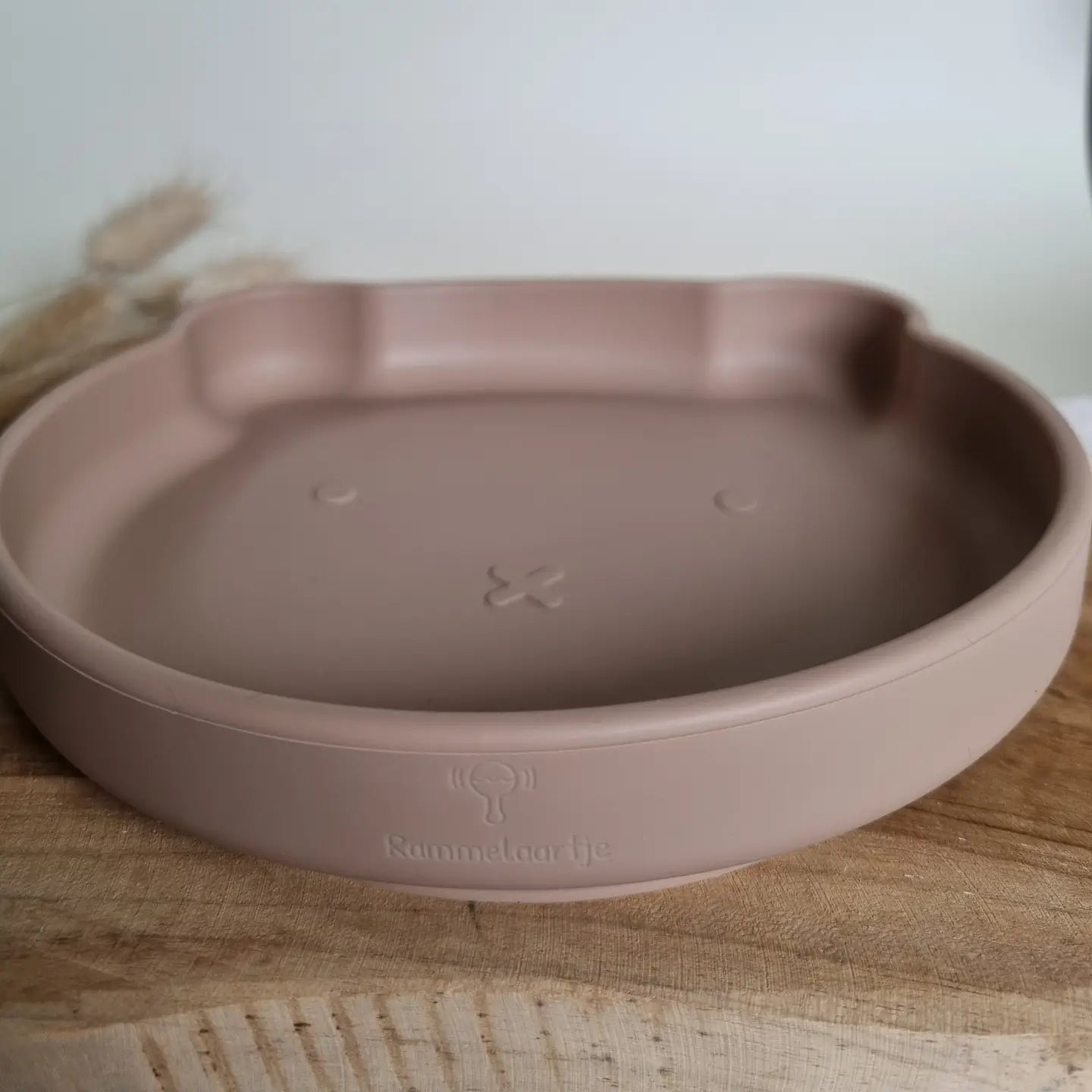 Assiette en silicone en forme d’ours - Beige